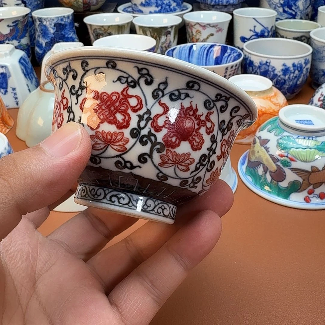 自***在景德镇全手工手绘陶瓷