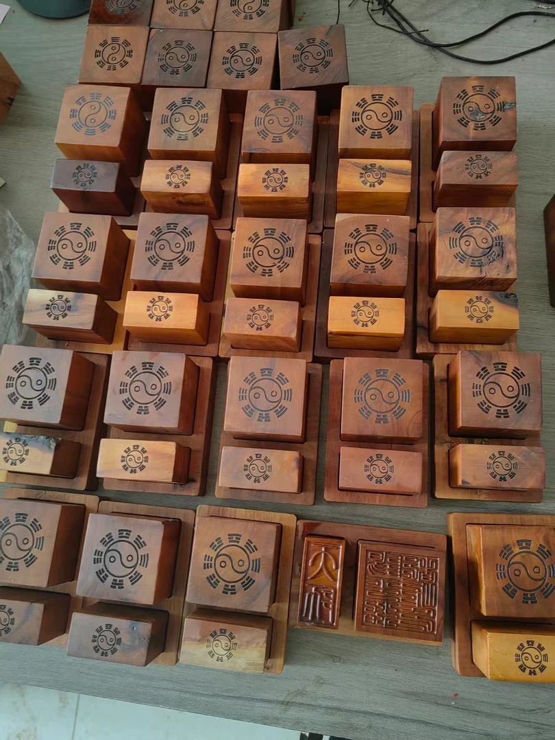 雷击枣木源头厂家品质保证各种印章