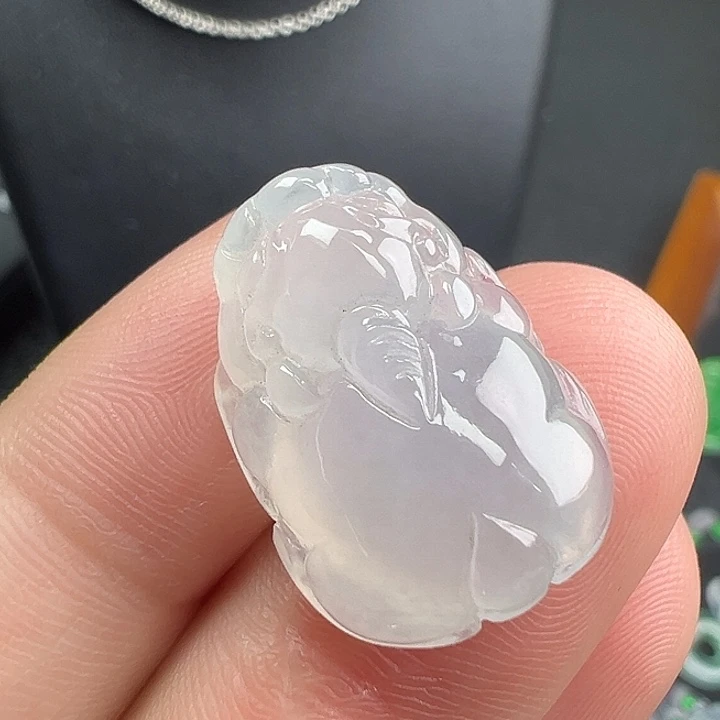 翡翠未镶嵌颈饰貔貅21