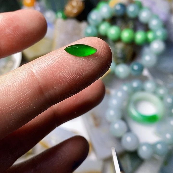 翡翠散珠天然翡翠A货