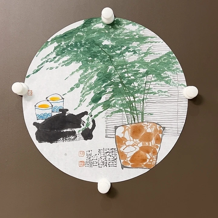 国画孙景隆  手绘原创