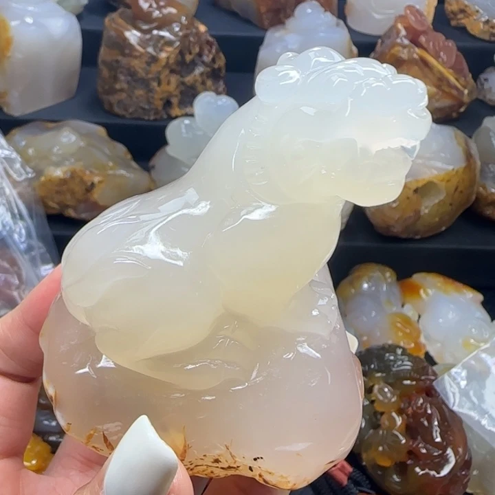 玛瑙/玉髓合金摆件