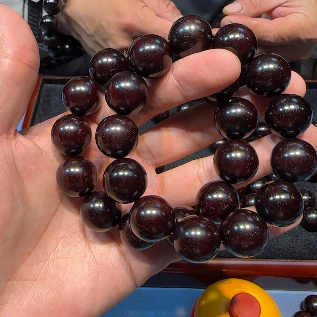 手串/手链小叶紫檀1.8黑金