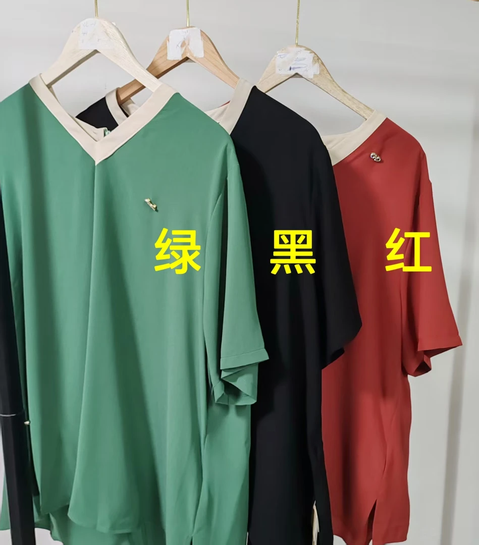 【乔姐严选】大码妹妹专属三色宽松版型上衣裙