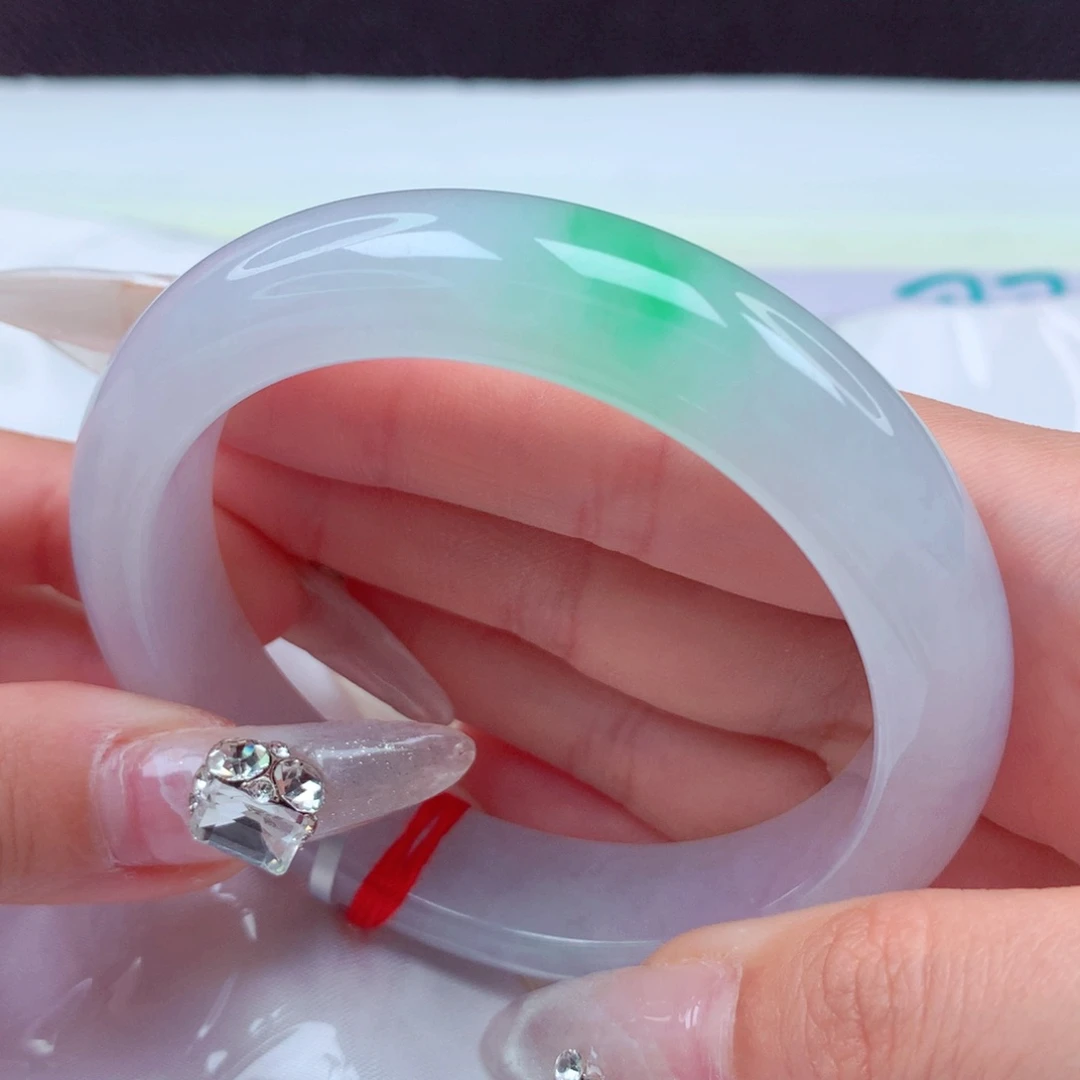 翡翠手镯未镶嵌天然缅甸翡翠A货手镯