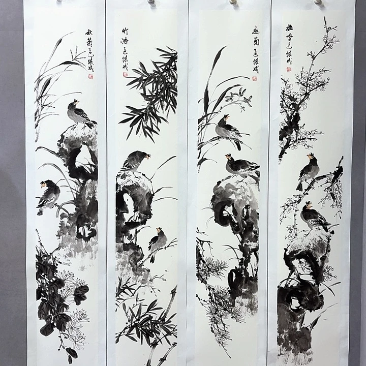 国画亲笔手绘放心去藏