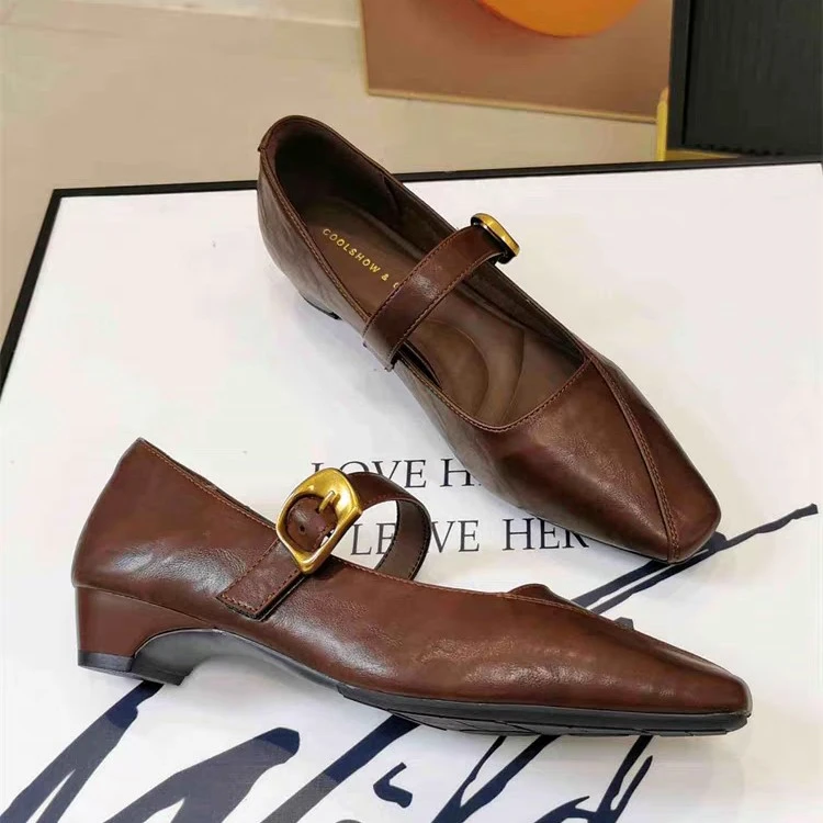 25-035浅口玛丽珍鞋