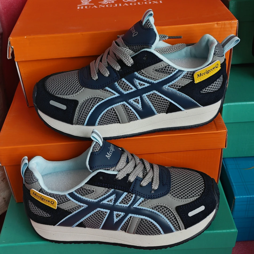 防滑透气秋季夏季运动鞋时尚休闲鞋网面鞋网面