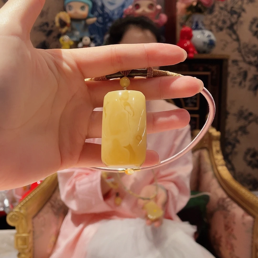 蜜蜡颈饰未镶嵌2号