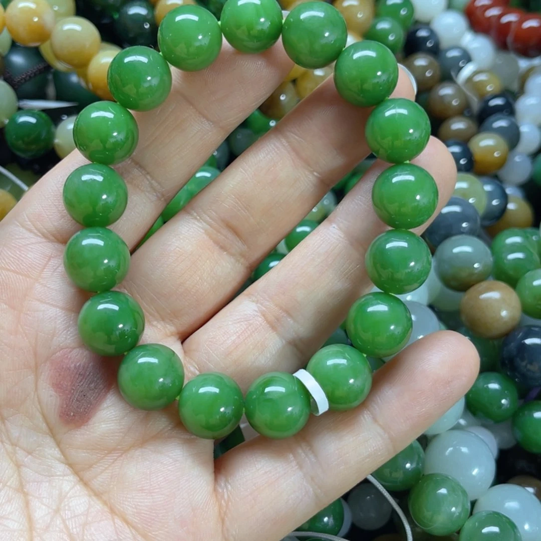 未镶嵌手链和田玉青*案