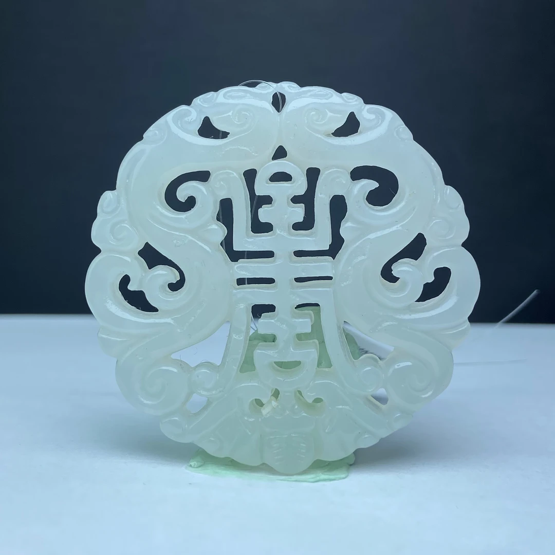 AK5092 和田玉龙凤双喜佩