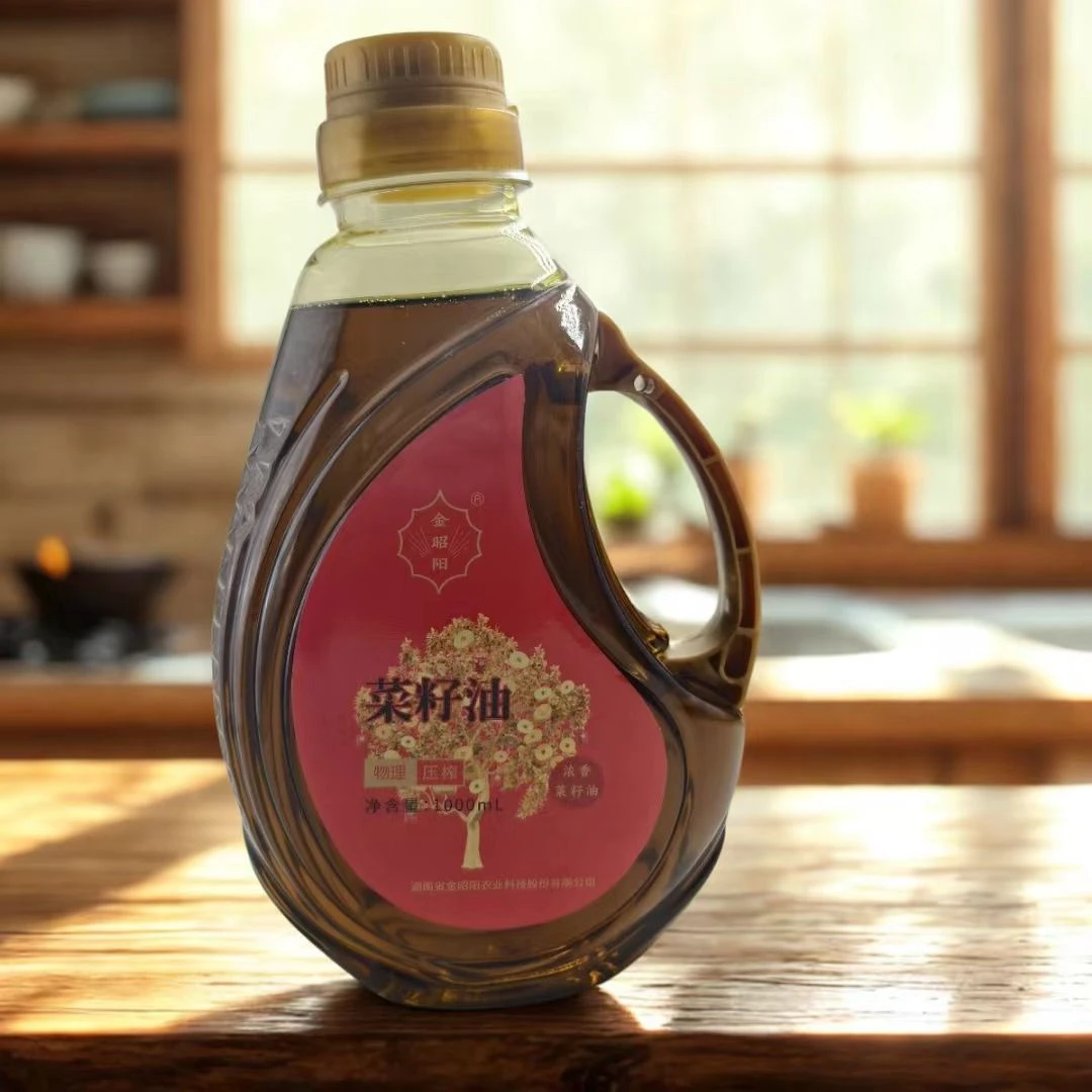 湖南本地新鲜醇香家用健康菜籽油1000毫升大容量满足家庭需求