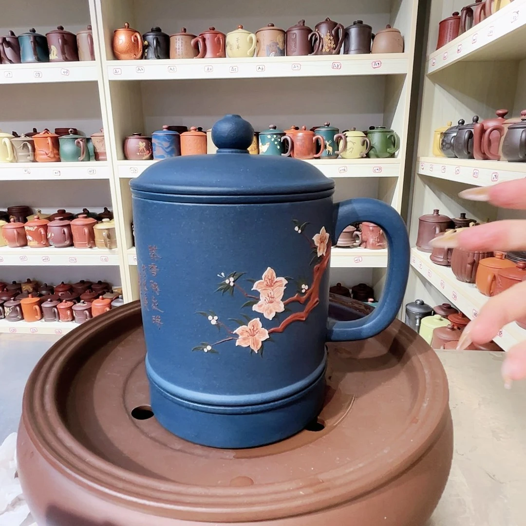 茶杯紫砂五件套500毫升