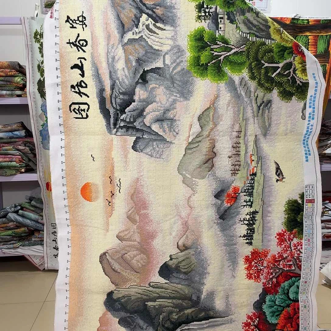 棉娟**?十字绣成品出售