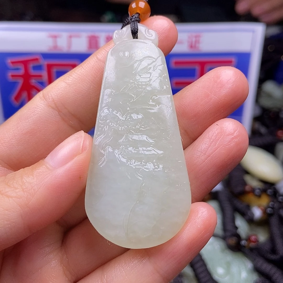 颈饰未镶嵌和田玉