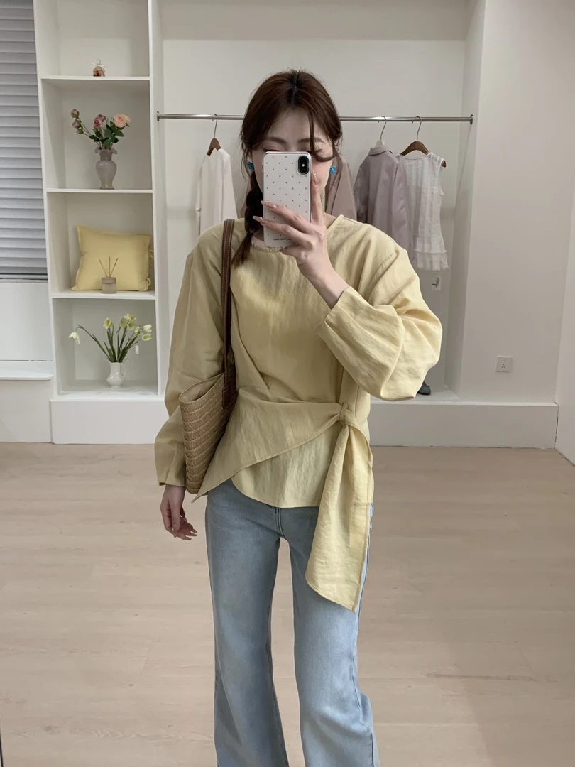 『李木木』春款上新~~天 丝衬衫设计款 2270