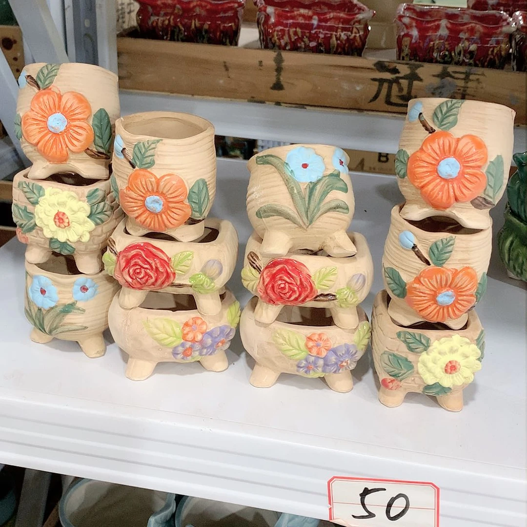 陶瓷陶瓷多肉花盆特价