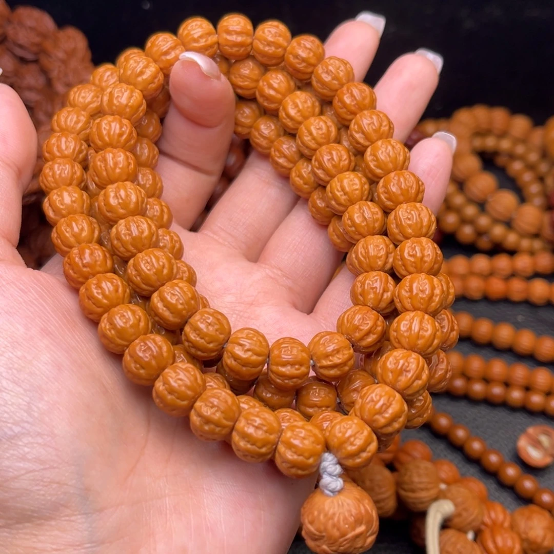 程***。猴头核桃吊坠11八棱脖挂108