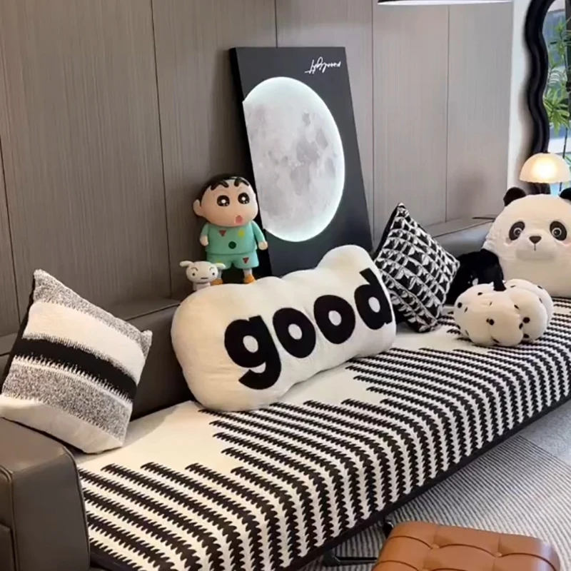 王炸性价比 网红轻奢格子沙发抱枕卧室靠枕民宿酒店床头靠垫腰枕