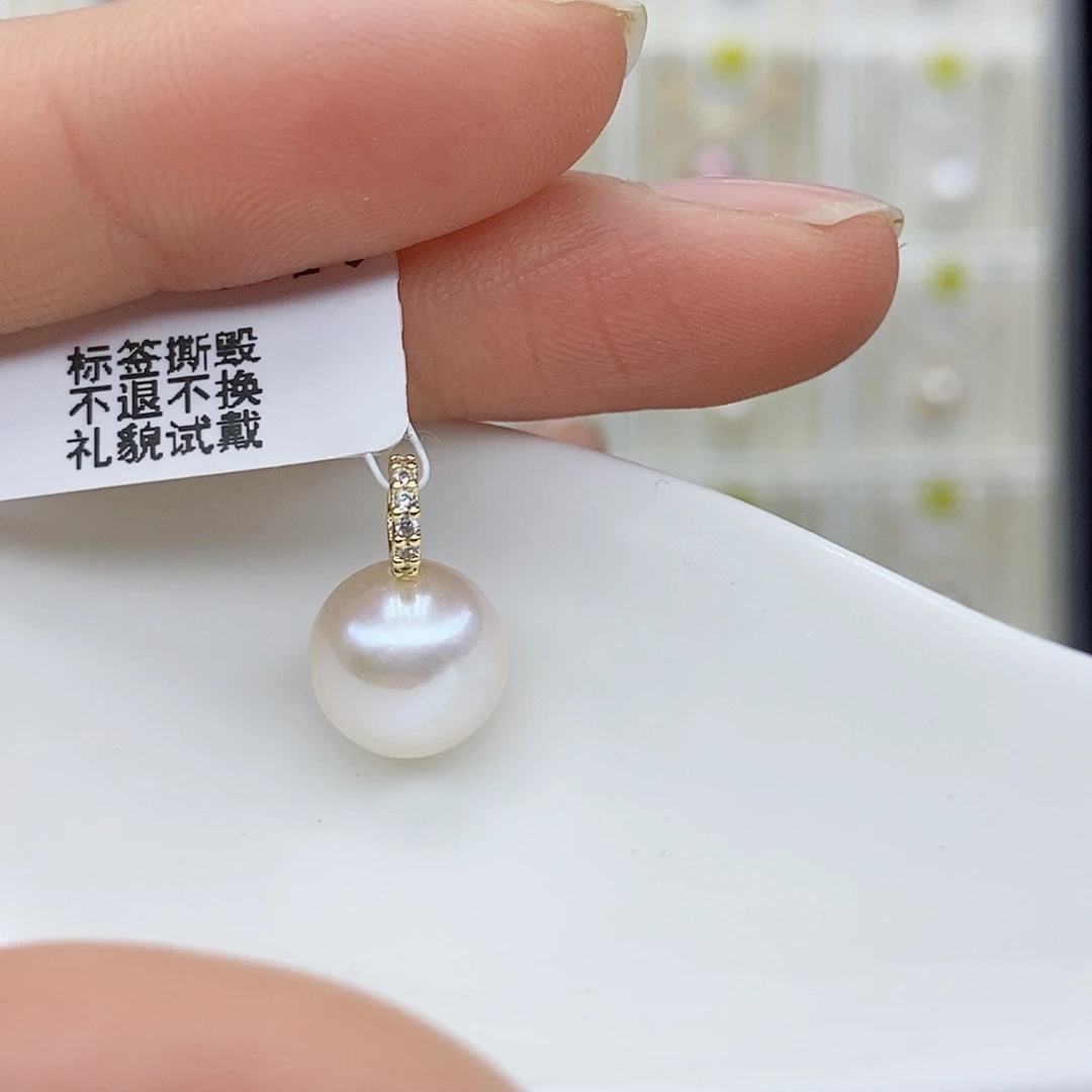颈饰合金淡水珍珠