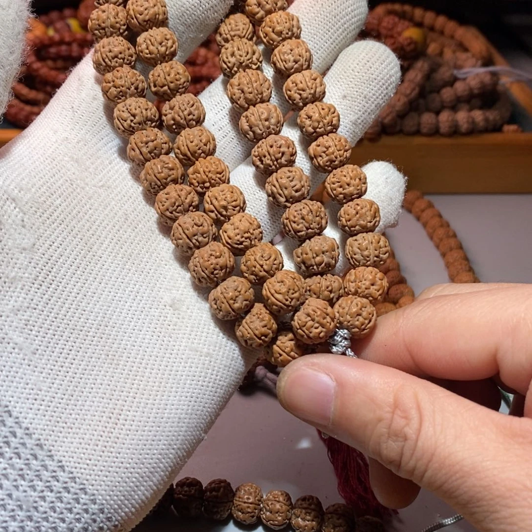 手串金刚菩提11尺寸矮桩双龙纹手串一条