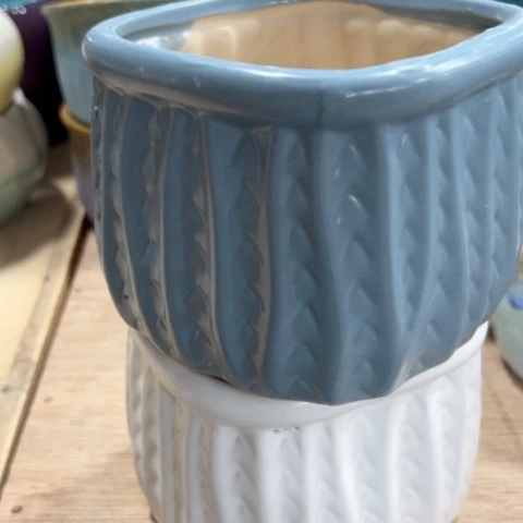 陶瓷满9包邮都是福利花盆