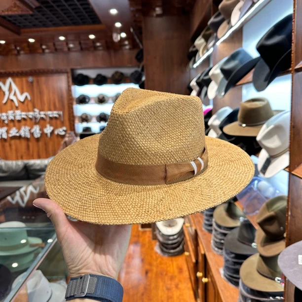 遮阳帽高顶休闲风礼帽男女同款凉快帽子时尚太阳帽