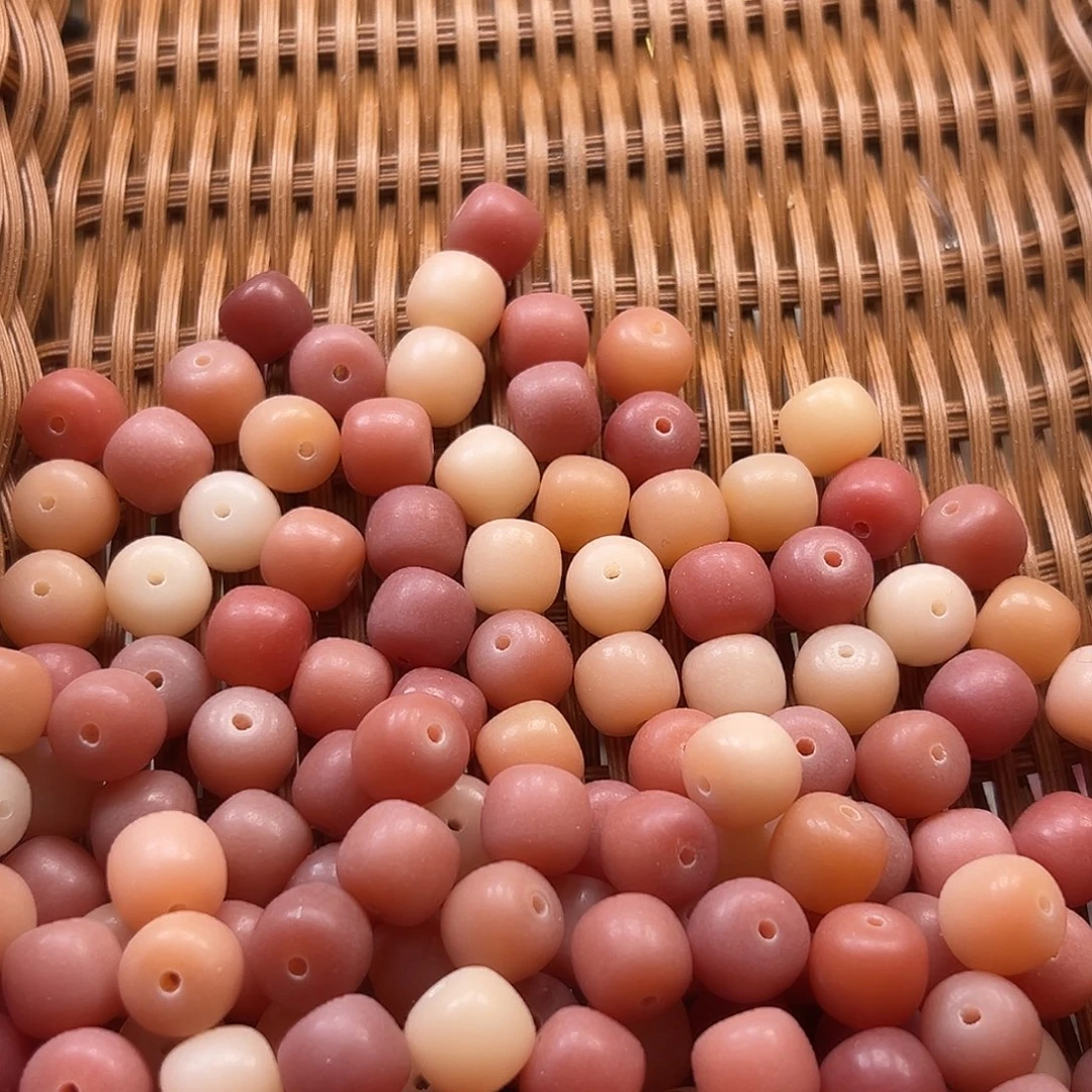 菩提根/象牙果手串卡11粉色桶180颗锅底