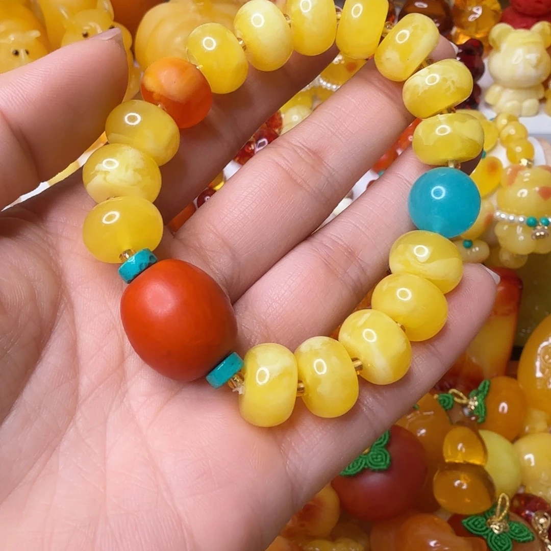 静***！非金属算盘珠手串