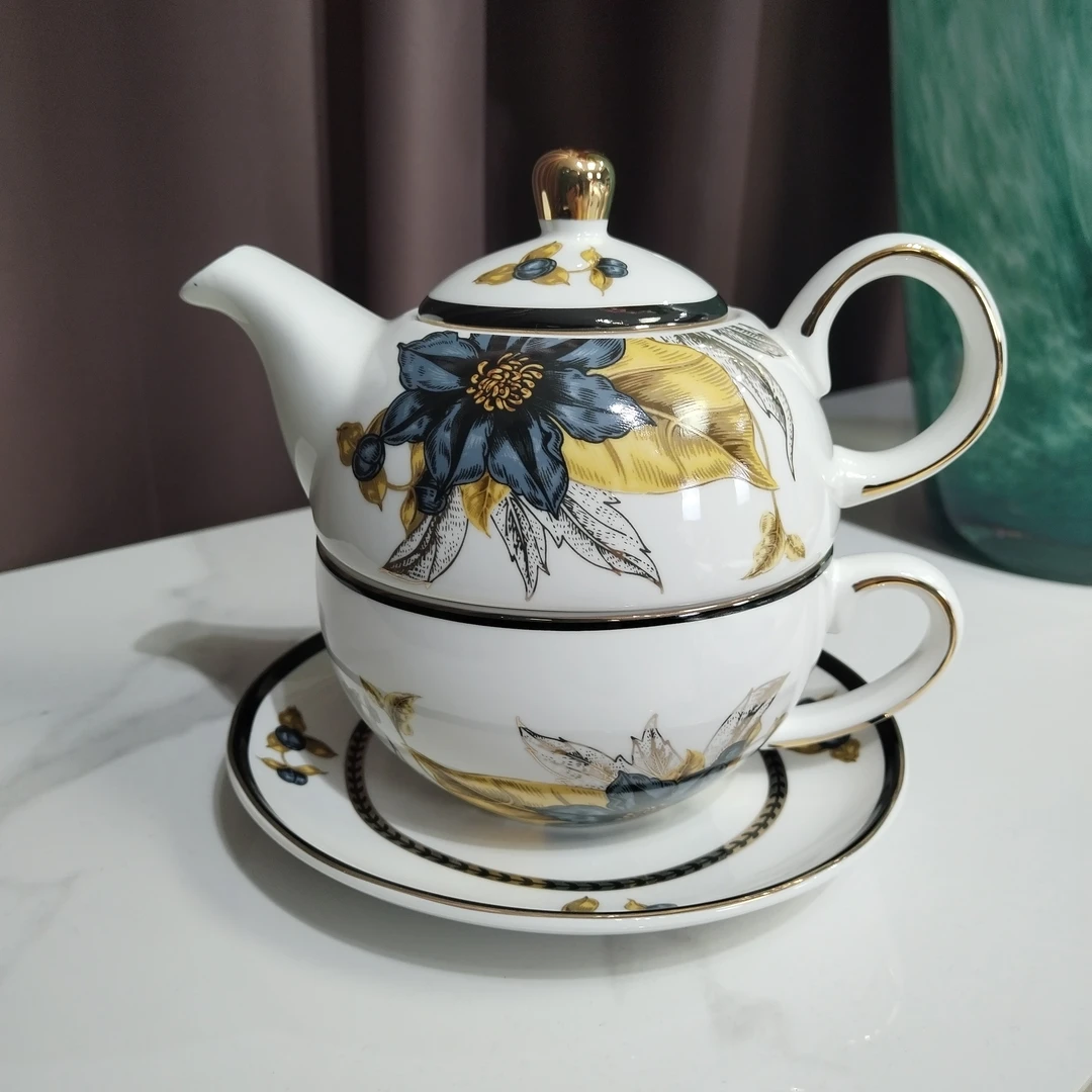 HESTIA HOME精致陶瓷子母杯套件一壶一杯