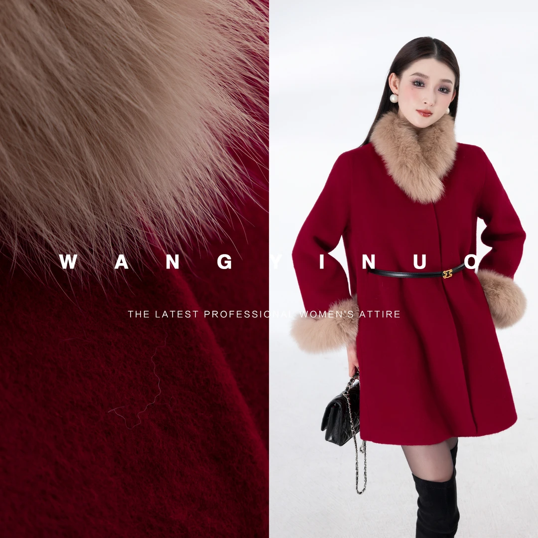 MD定制·依诺【甜酷记忆】2025冬季厚款气质洋气时尚双面呢羊毛外套