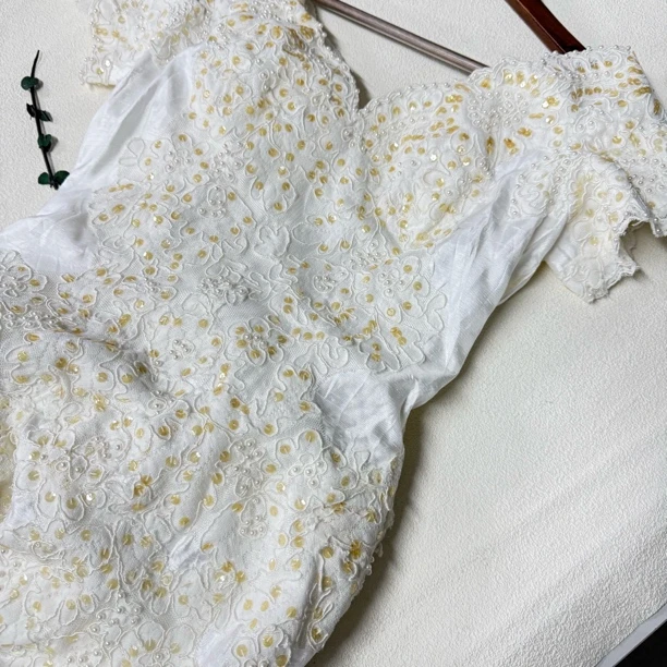 90新  【六六中古】孤品婚纱礼服裙th5487