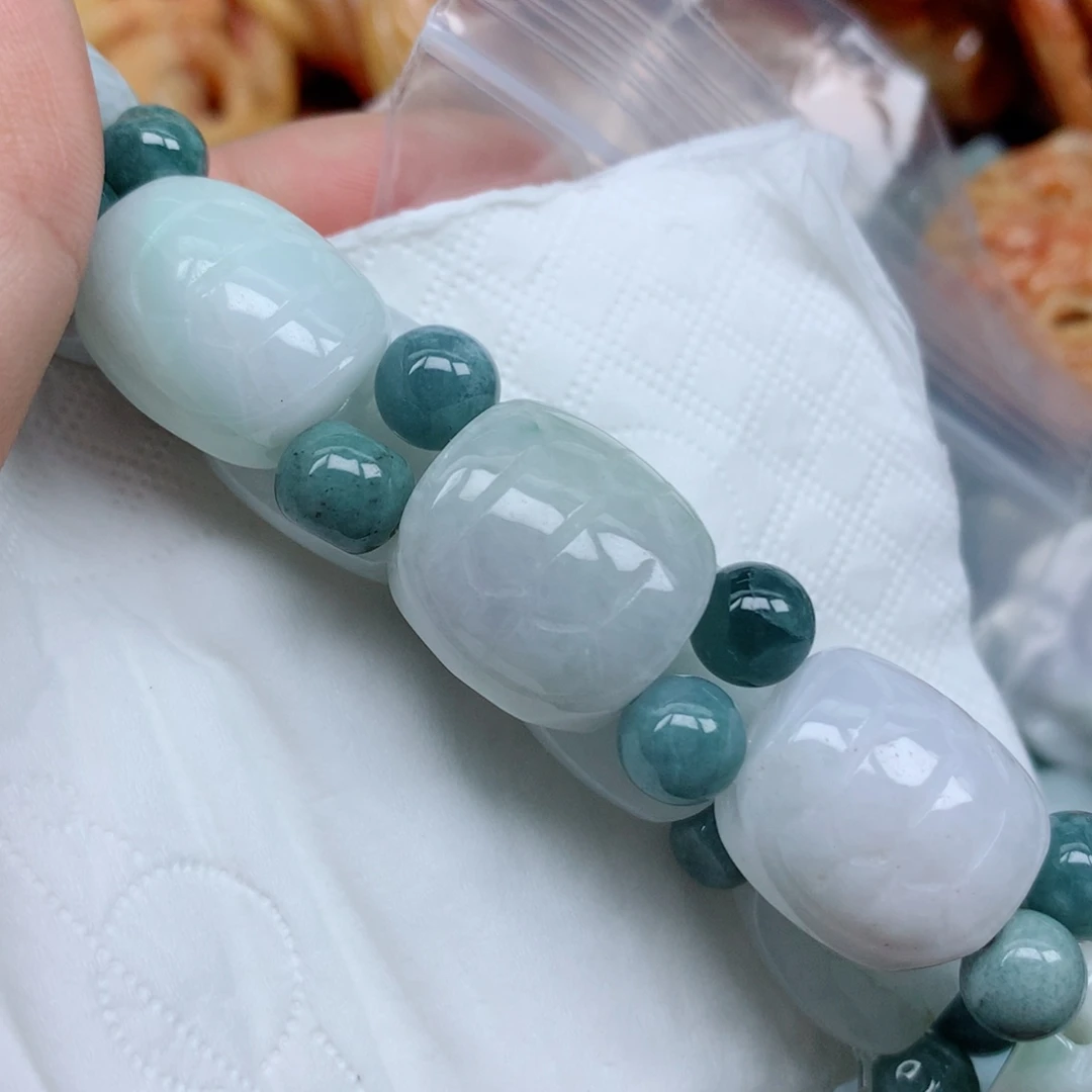 翡翠未镶嵌项链珠子球