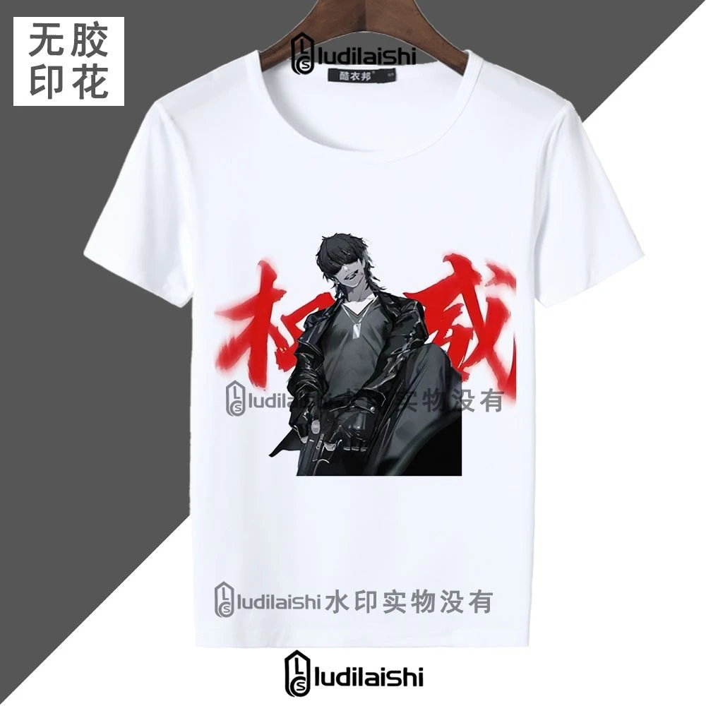圆领短袖T恤盗墓笔记张起灵吴邪权威同款夏季男女半袖上衣服新款