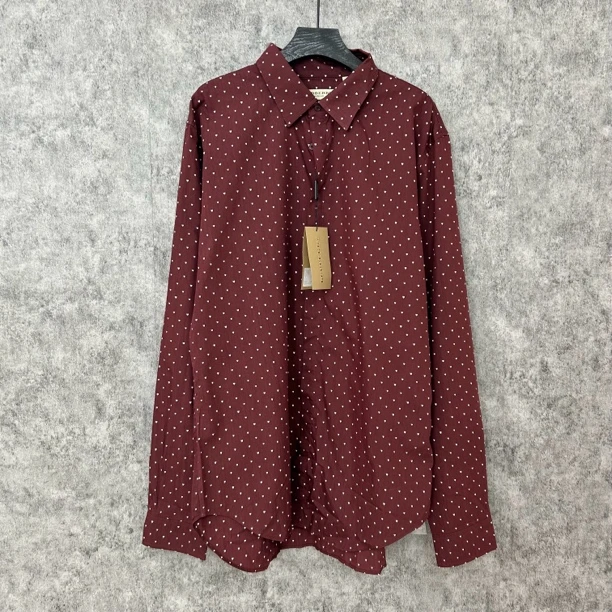 未使用 BURBERRY/博柏利 红色波点长袖衬衫