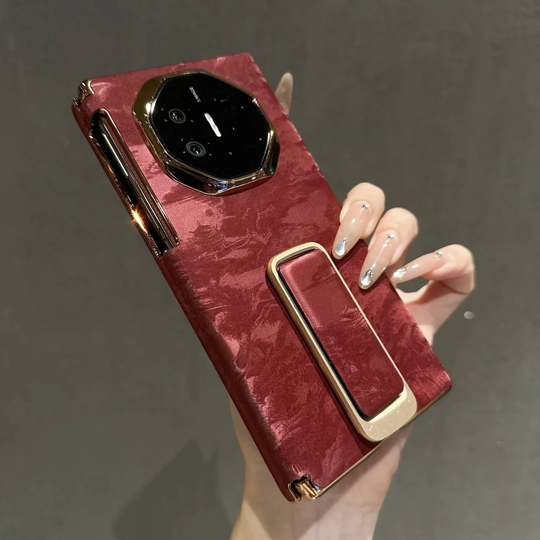 中国风适用华为Mate XT三折叠翻盖手机壳山河图XT全包防摔保护套