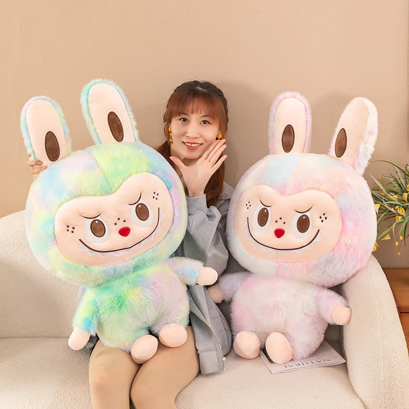 2025新款拉布玩偶labu公仔抱枕娃娃毛绒玩具女孩睡觉抱生日礼物女