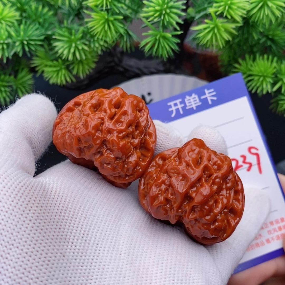 文玩核桃把件40蛤蟆头239