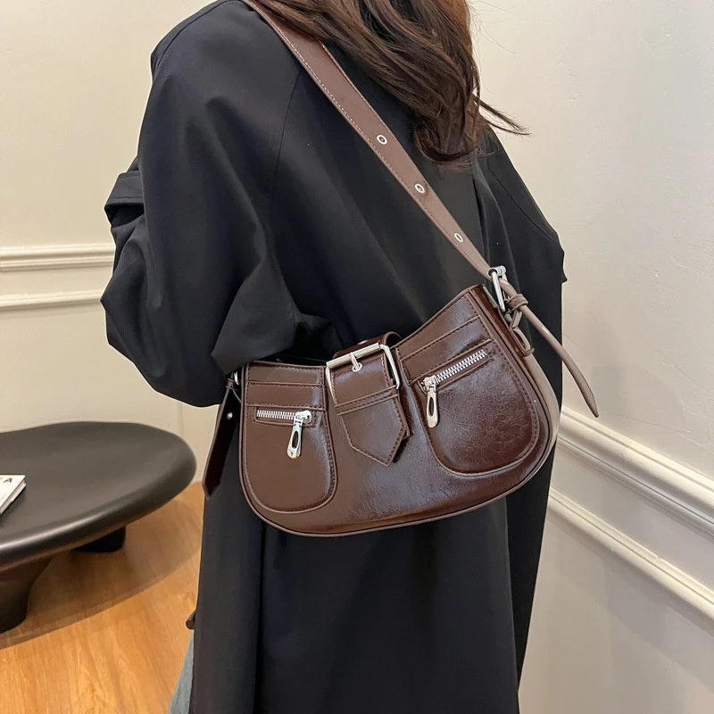 小CK路遥高定女包包女款爆款2025新款时尚小众设计个性皮带单肩包