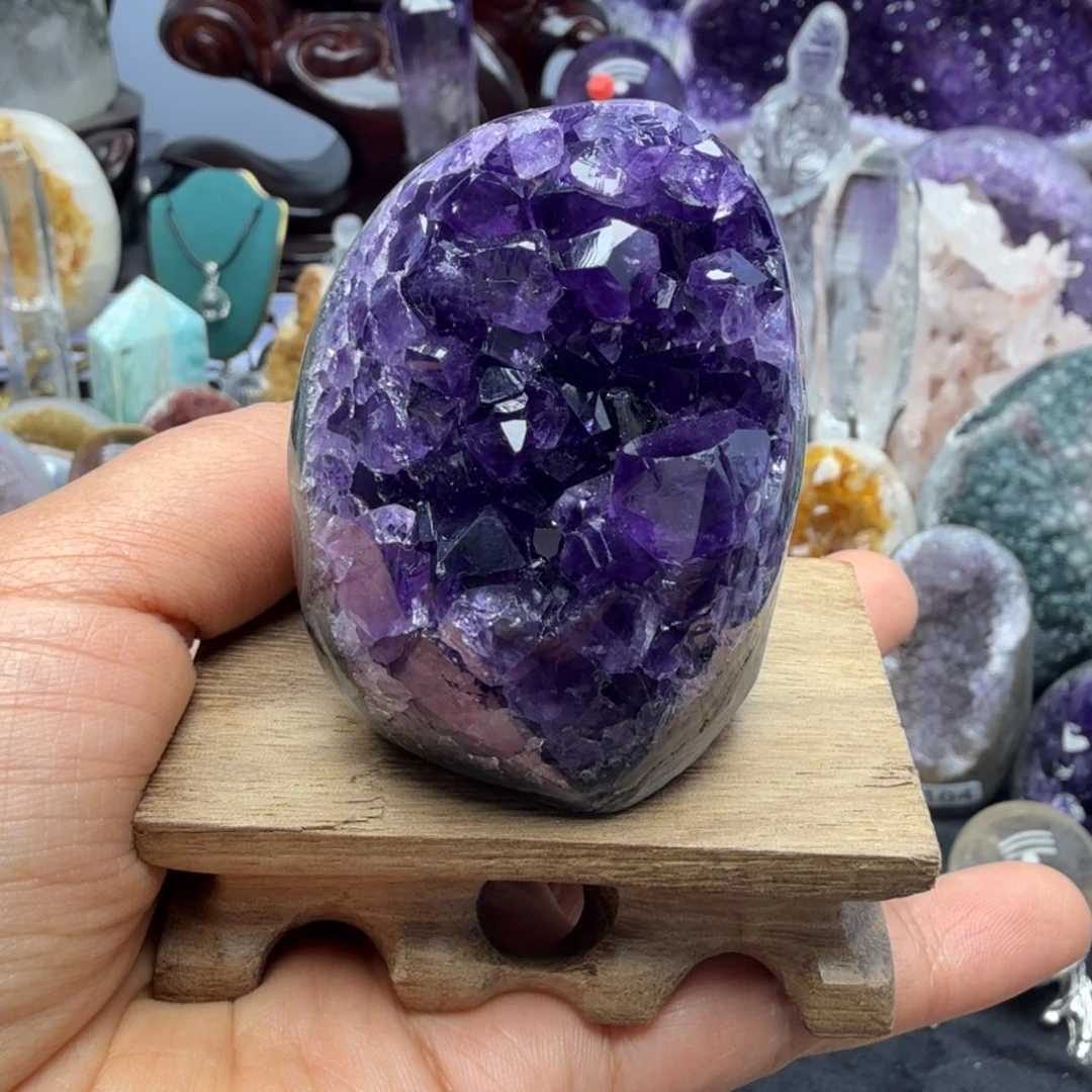 摆件紫晶未镶嵌乌拉圭帝紫
