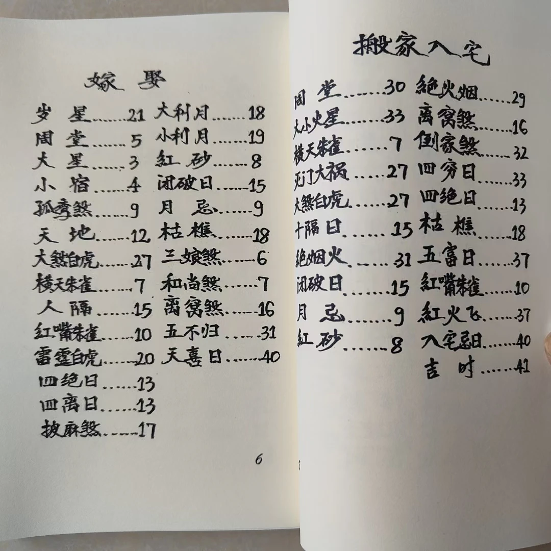 择日象吉通書完整版通俗易懂学文化用品手工线装
