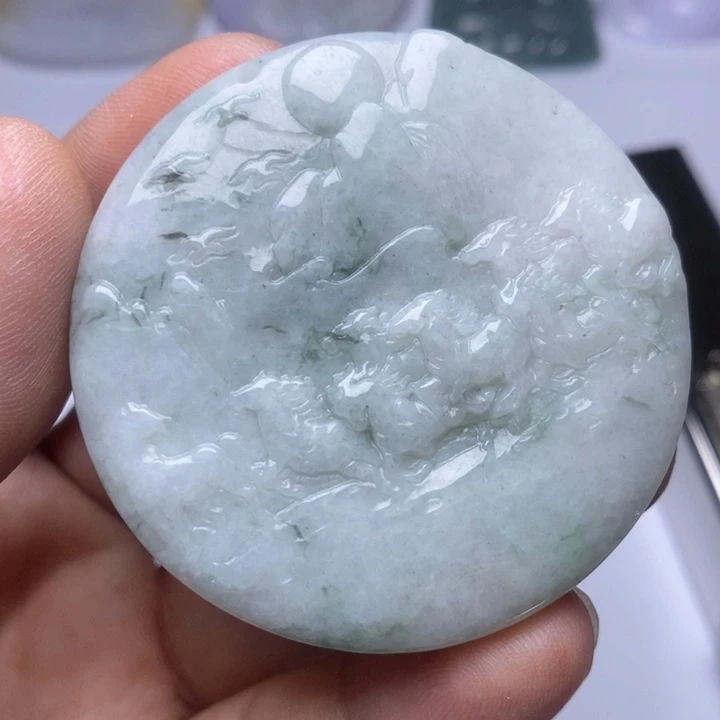 颈饰未镶嵌翡翠翡翠