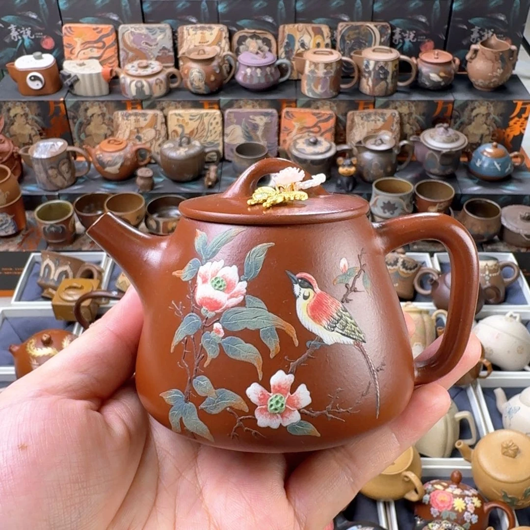 茶壶紫砂200cc原矿精工半手