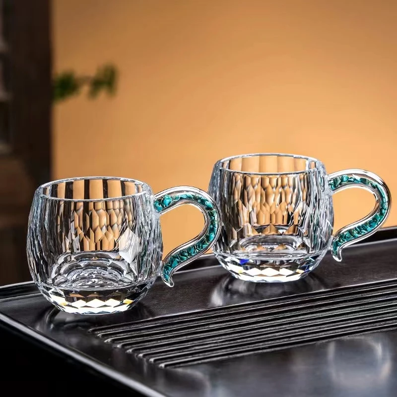 侧把绿松水晶主人杯@@117