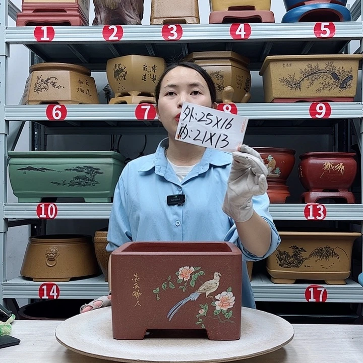 紫砂花盆紫砂花盆