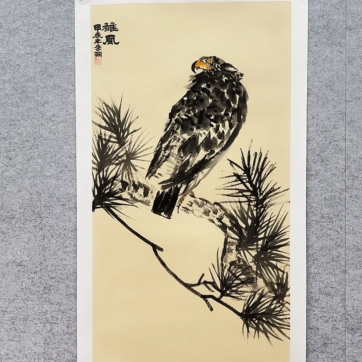 国画花鸟的翅膀和羽毛