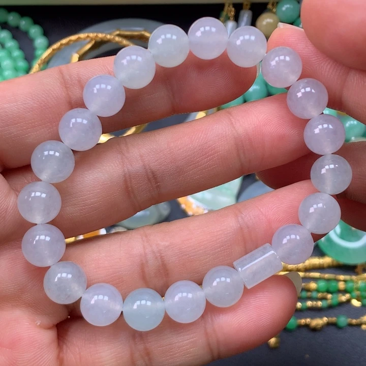 翡翠未镶嵌手链卡9