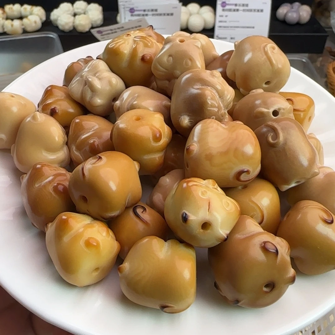 菩提根/象牙果手串瑕疵仓鼠10颗不挑瑕