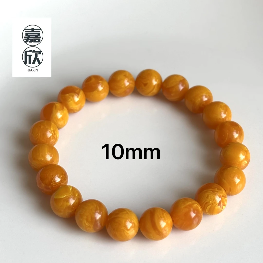 优选时尚DIY严选老花蜡10mm手串单圈链接(20颗）