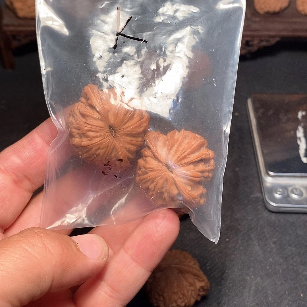 吊坠文玩核桃k37.5尺，全品磨盘